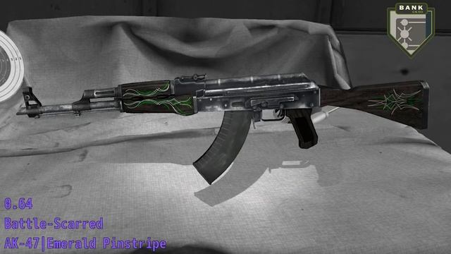 AK-47 Изумрудные завитки | Износ Скина | #CSGO смотреть онлайн