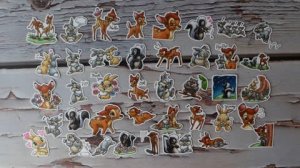 Наклейки (Disney / Дисней - Bambi / Бэмби) – Распаковка (AliExpress)