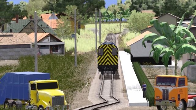 Train Passes Through Anti-Sleepy Rails смотреть онлайн