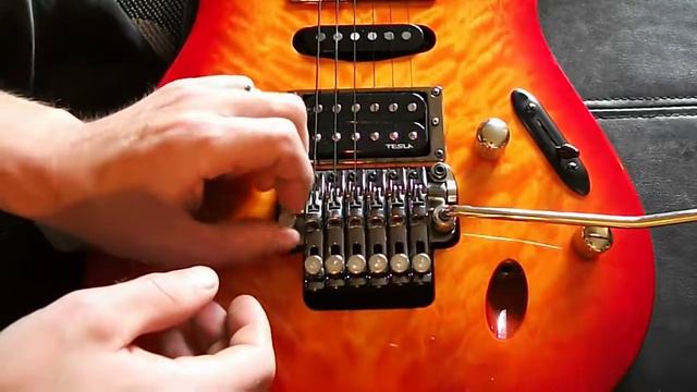 Ibanez Zr tremolo setup hight and intonation AVI смотреть онлайн