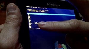 Как сделать HARD RESET ( сброс настроек) в планшете Lenovo.