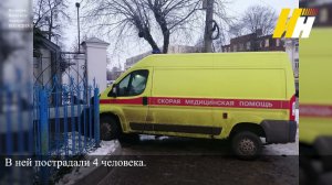 В Иванове «скорая помощь» попала в ДТП.