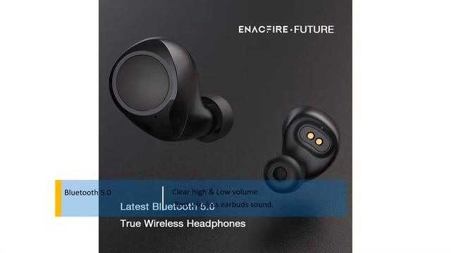 Bluetooth 5 0 Wireless Earbuds, ENACFIRE Future Wireless Bluetooth Headphones with 18H Playtime Dee смотреть онлайн