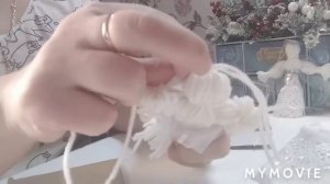 Рождественский Ангел из ниток. Просто повторить.