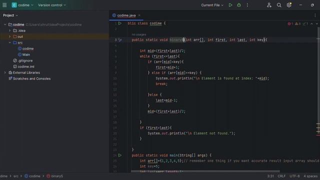JAVA INTERVIEW QUESTIONS  | 14. How do you implement a binary search in Java?