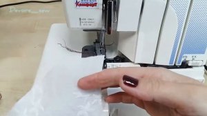 Ролевый шов (микрооверлок). Перенастройка оверлока Janome 644D