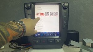 Магнитола для Lexus IS 2006-2012 в стиле Tesla