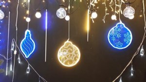 Новогоднее освещение LED. Тающие сосульки и фигурки из акрилайта. Complekt-House.ru  .mp4