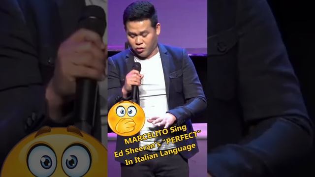 Marcelito Pomoy Sing "PERFECT" by Ed Sheeran in Italian Language