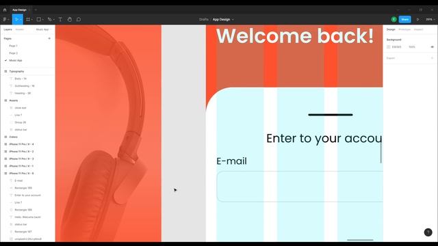 Figma Mobile App Design Tutorial | Login Screen | Smart Animate смотреть онлайн