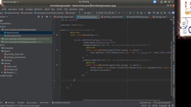 AlertDialog in Android Tutorial | android Studio #java @androidstudio, #alertdailog смотреть онлайн