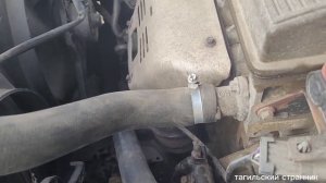 заменил течь антифриза на радиаторе  , покрасил решётку на Лифан Солано в черный свет