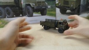 Обзор модели Газ-66, масштаб 1:43, "Технопарк"