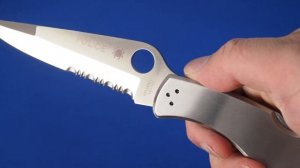 НОЖ SPYDERCO POLICE C07PS с клинком VG10 полусеррейтор Japan