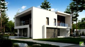 Проект дома с плоской крышей до 150 м² – эксплуатируемой и неэксплуатируемой