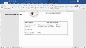 how to use word create application form | ໃຊ້ Word ສ້າງຟອມໃຊ້ງານເອງງ່າຍໆ ເບີ່ງຈົບຄລິບສ້າງເປັນແນ່ນອນ