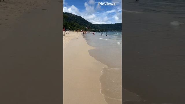 Тайланд. Пхукет. Пляж Патонг. Обстановка на пляже море и погода сегодня 19 октября 2023