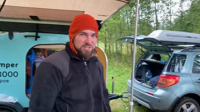 Автопутешествие в КАРЕЛИЮ с прицепом каплей FISTASHKA TRAILER/ Кемпер в аренду Piter_Camper