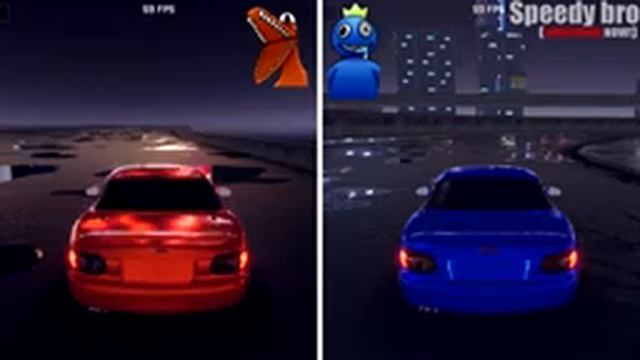 Orange Monster VS Blue Monster from Rainbow Friends Roblox смотреть онлайн