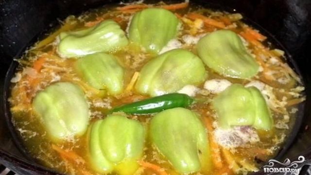 Плов с болгарским перцем