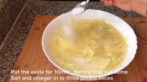 Potato Chips at home  / home made potato chips / eps12