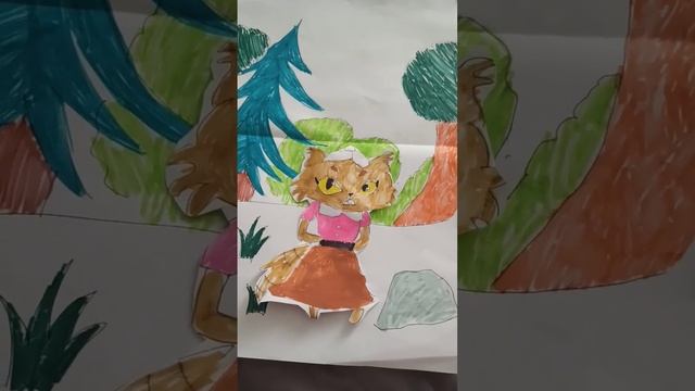 Лесная школа котиков#Симба# Симбочка# анимация в бумажках# смотреть онлайн