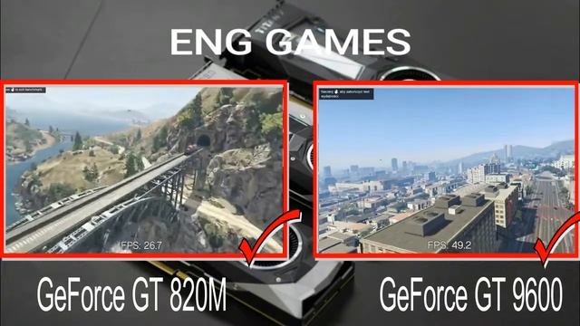 Geforce GT 9600 512MB vs GT 820M GTA V Benchmark