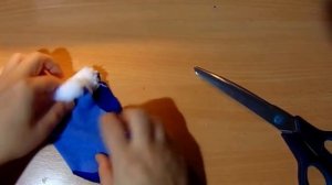 Шьем колпак для кукол(новогодний,колпак гнома)-мастер класс!