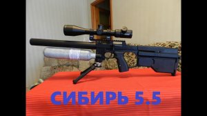 Обзор РСР винтовки СИБИРЬ 5.5мм