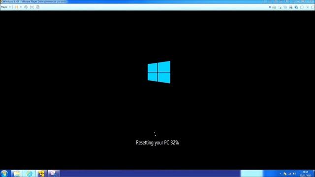 Windows 8 1 Reset and using Cleaning the Drive Fully смотреть онлайн
