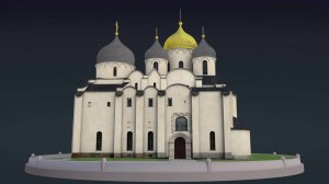 Создание 3D модели Софийского собора, Великий Новгород, для мобильного приложения MuByz