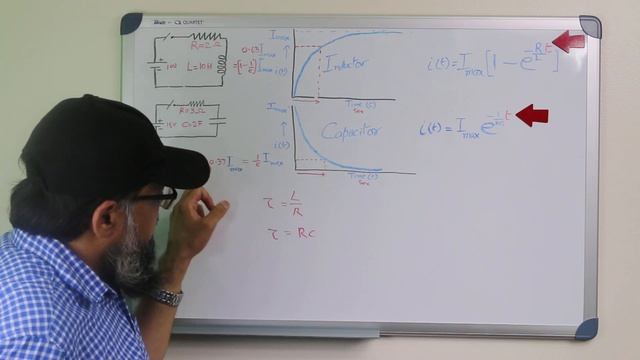 Time Constants of RL Circuit and RC Circuit
