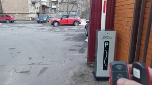 Работа Шлагбаума ZKTECO MP200