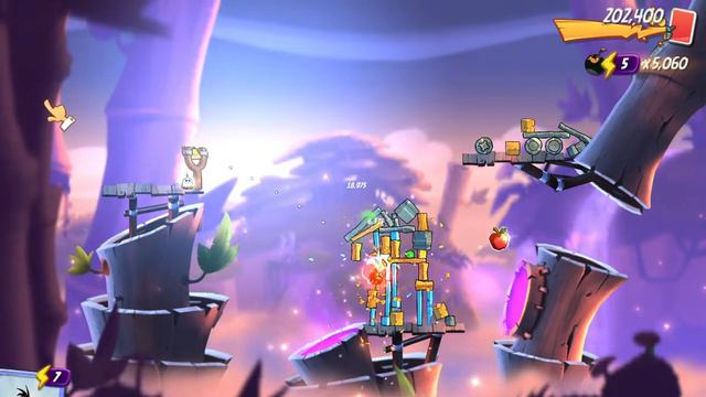 Angry Birds 2: Level 43-45 Finally Level 43 finished. смотреть онлайн