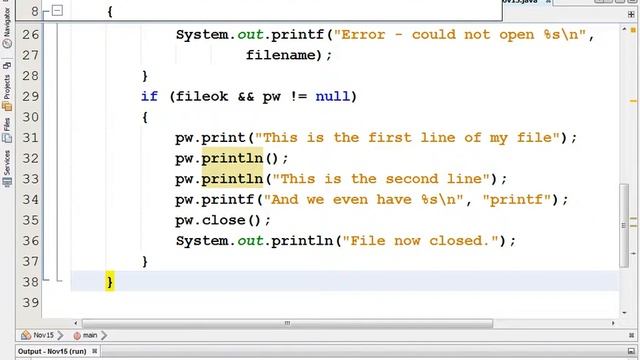 CIT2613.8029 Nov 15 2017 Chapter 16 (FileIO Scanner and PrintWriter) смотреть онлайн