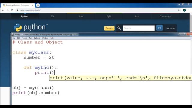 Class and object in python in Hindi