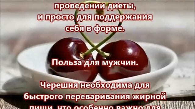 ЧЕРЕШНЯ Польза и вред черешни для организма.