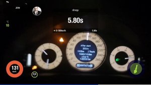 W211 Om648 400HP acceleration 0-200km/h