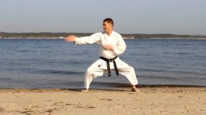 Ката Текки шодан под музыку. ALMAZ каратэ клуб. Абэ Рю.(Учебное пособие, shotokan kata tekki shodan