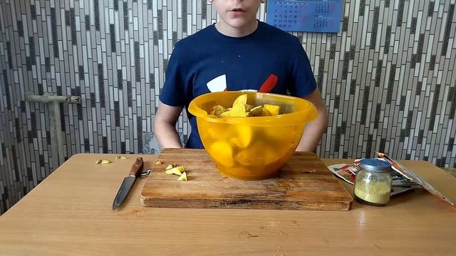 Картошка по деревенски(в духовке).