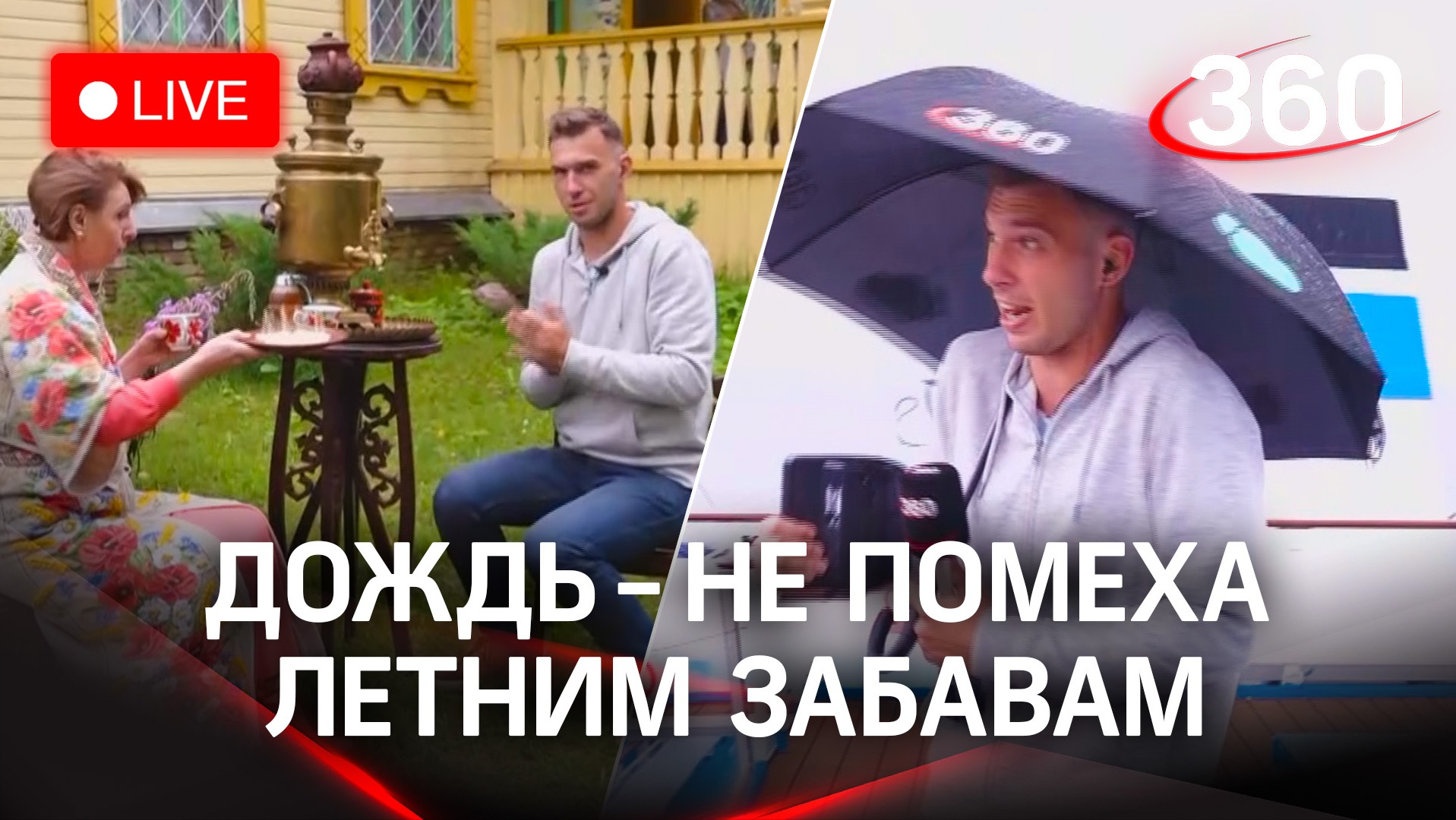Плывем по Рыбинскому водохранилищу на теплоходе. Прогноз погоды на «360» | Стрим