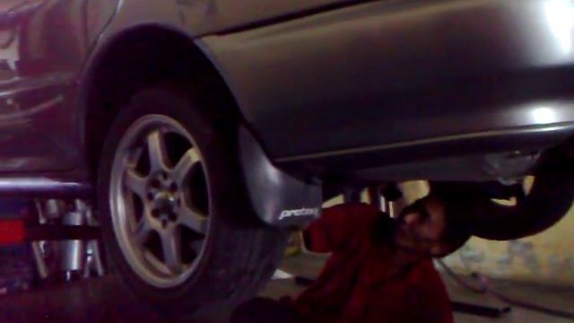 Proton Wira 6A10 24V DOHC V6 New exhaust testing. смотреть онлайн