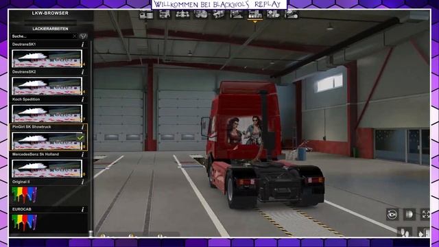 ETS2 XBS Mercedes Sk Skin Vorstellung смотреть онлайн