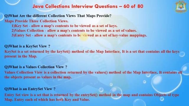 Java Collections Interview Questions – 60 out of 80 смотреть онлайн