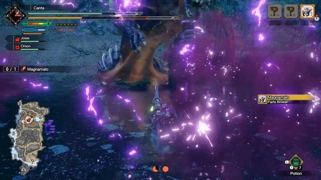 Magnamalo Gunlance solo gameplay | MHRise demo смотреть онлайн