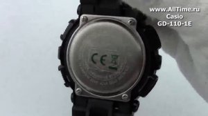Обзор. Мужские японские наручные часы Casio G-SHOCK GD-110-1E