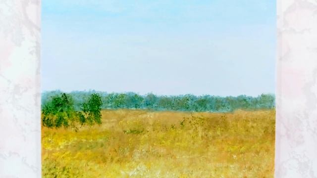 Рисование пейзажа с пальмами. смотреть онлайн