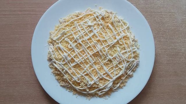 Быстро и вкусно! Слоёный салат с корейской морковью / салат з корейською морквою смотреть онлайн