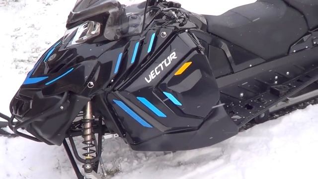 Русская механика | Обзор снегохода Вектор смотреть онлайн