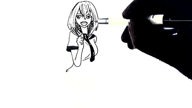 Рисунок Аниме Девушка смотреть онлайн